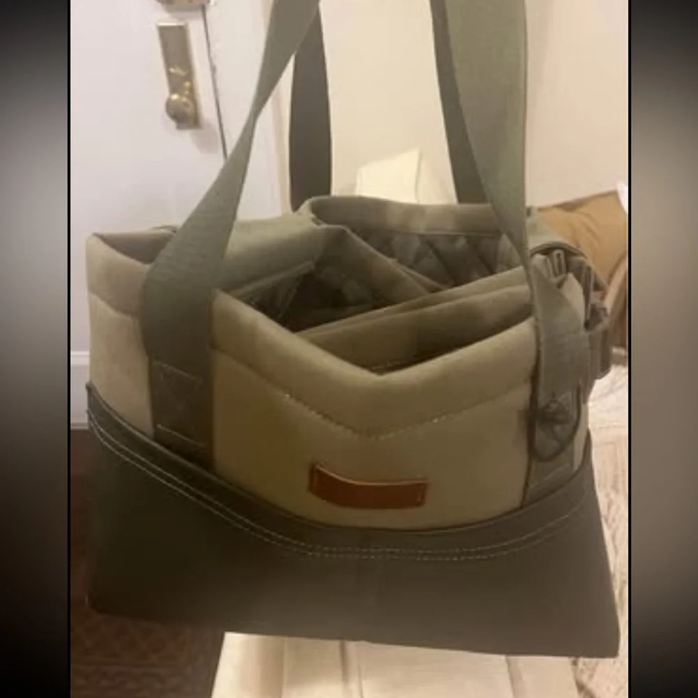 Pet carrier travel bag camo army print